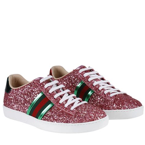 pink Gucci sneakers for women